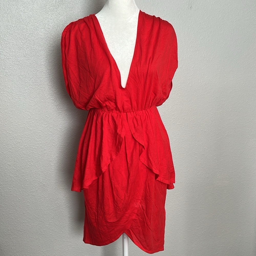 Alice + Olivia Base Red Tulip Dress *estimated size small